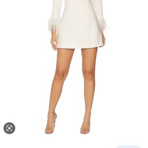 Cher Feather Cuff Mini Dress - Likely Brand